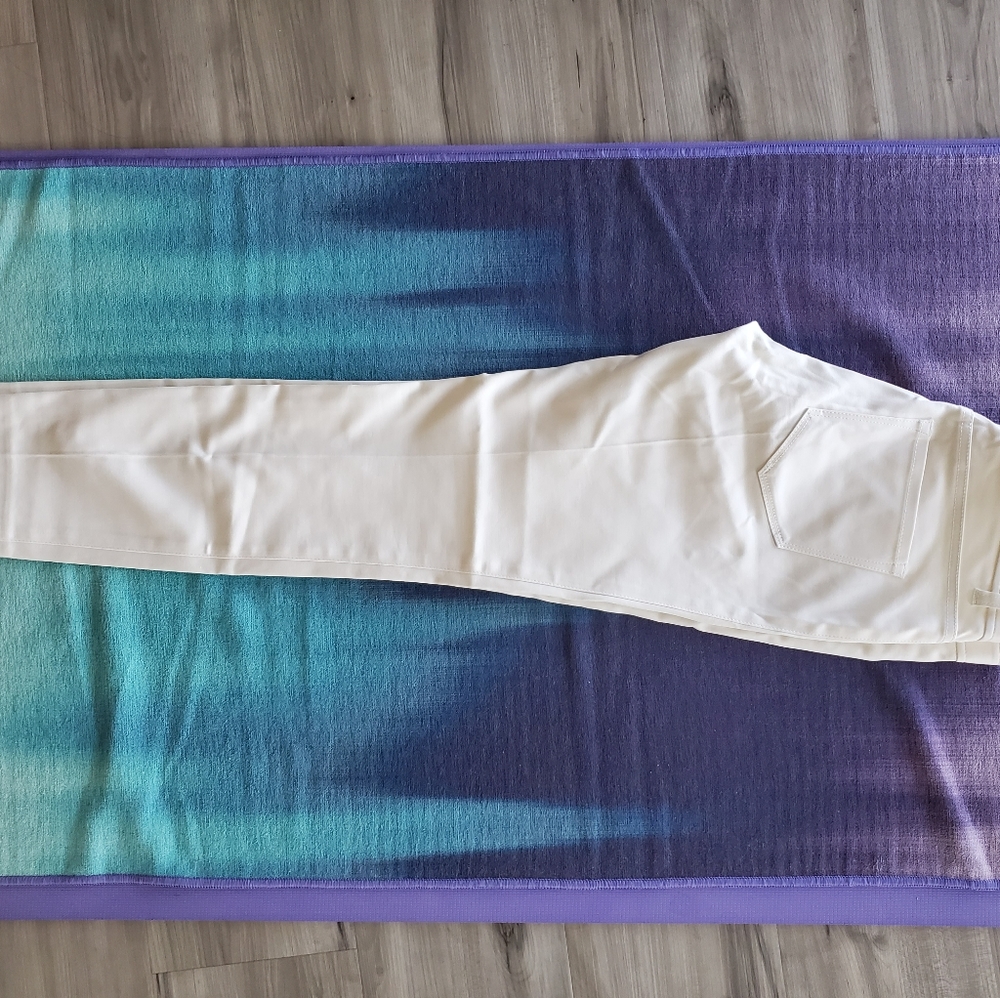 Club Monaco white cigarette pant, inseam apprx 25"